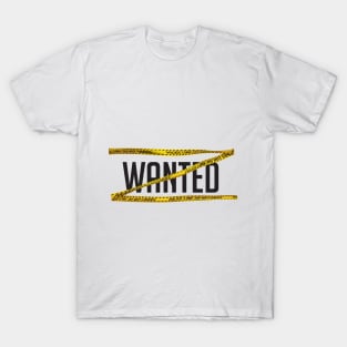 Wanted typography design T-Shirt